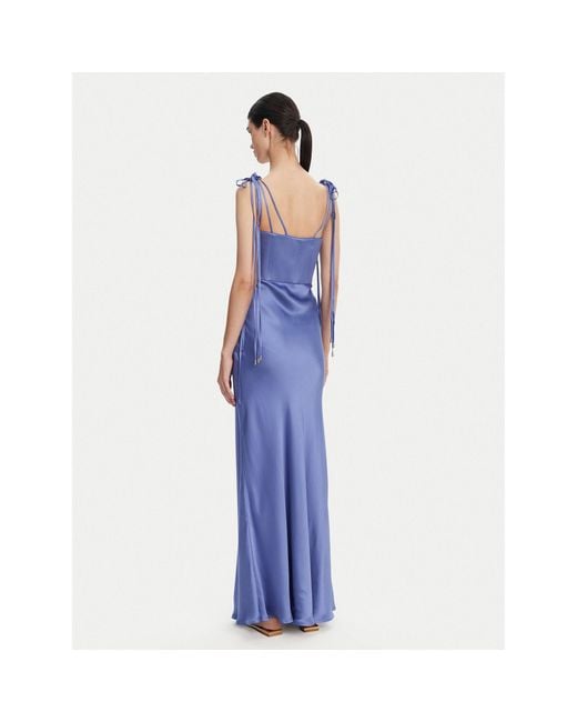 Pinko Blue Abendkleid 104996 A2Gz Regular Fit