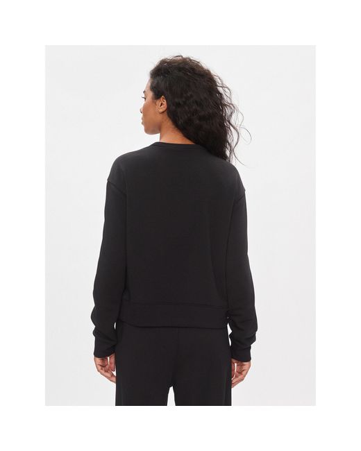 Calvin Klein Black Sweatshirt 00Gws4W341 Relaxed Fit