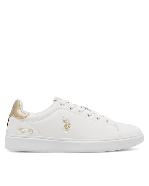 U.S. POLO ASSN. White Sneakers marlyn001