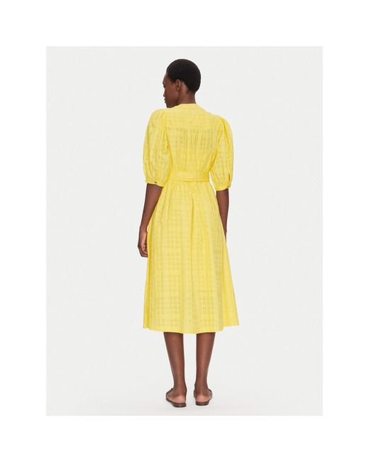 Barbour Yellow Sommerkleid Ldr0893Ye32 Regular Fit