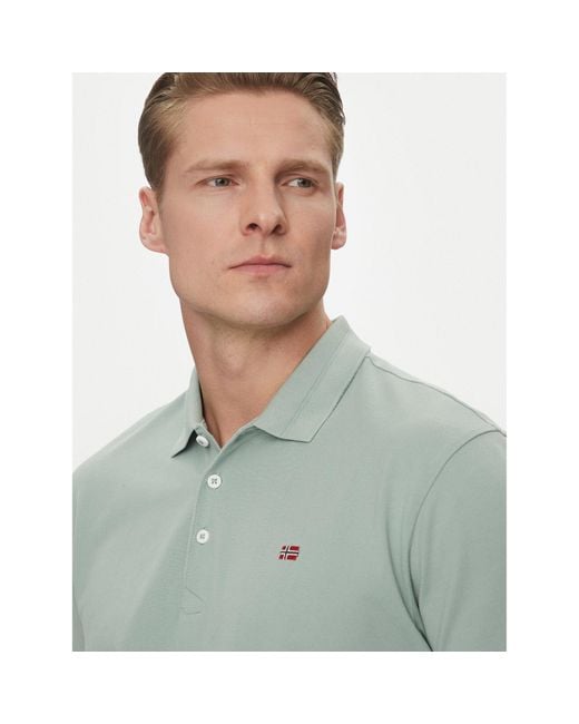 Napapijri Poloshirt Ealis Np0A4H8B Regular Fit in Green für Herren