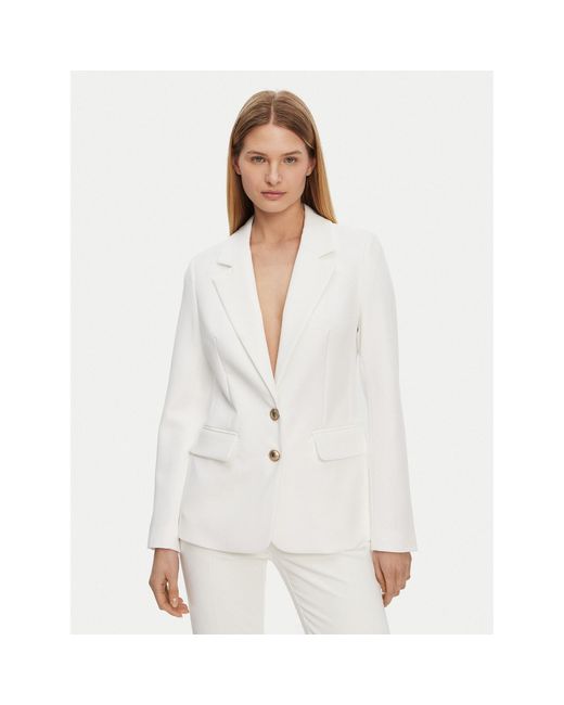 Guess White Sakko W5Gn59 Wh9Y2 Regular Fit