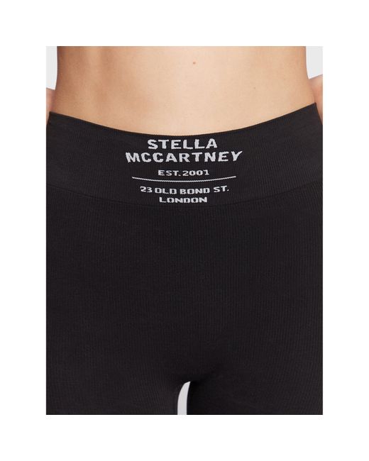 Stella McCartney Black Sportshorts Cycling S6N601160.00112 Slim Fit