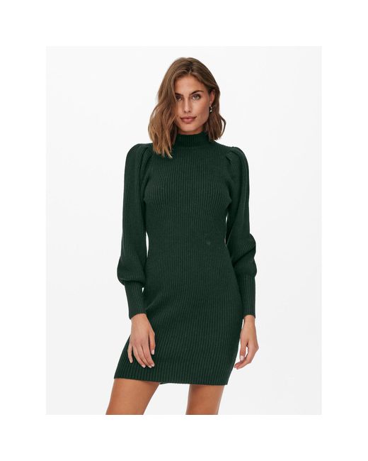 ONLY Green Strickkleid 15232502 Comfort Fit