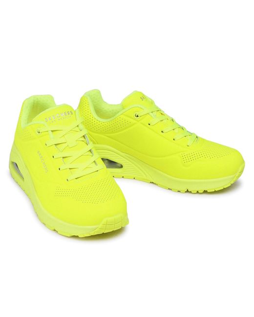 Skechers Yellow Sneakers Night Shades 73667/Nyel