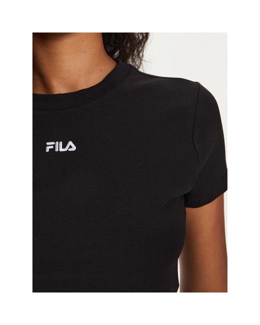 Fila Black T-Shirt Faw0744 Slim Fit