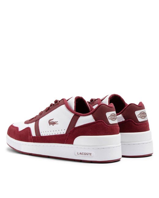 Lacoste Sneakers T-Clip 746Sma0070 Weiß in Red für Herren