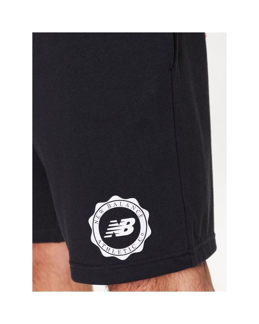 New Balance Sportshorts Ms31903 Regular Fit in Black für Herren
