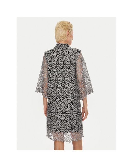 Bruuns Bazaar Gray Kleid Für Den Alltag Bignon Bbw4129 Regular Fit