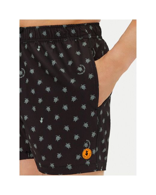 Save The Duck Badeshorts Dw1222M Sipo20 Regular Fit in Black für Herren