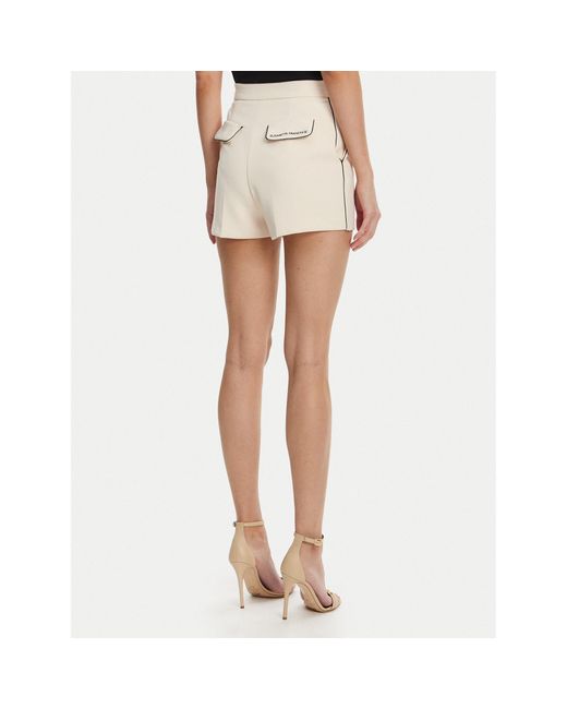 Elisabetta Franchi Natural Stoffshorts Sh-008-51E2 Regular Fit