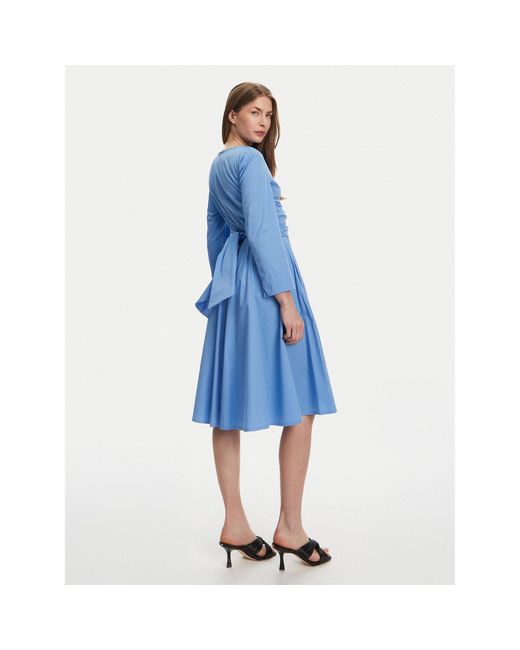 MAX&Co. Blue Kleid Für Den Alltag Disco 2516221164200 Regular Fit