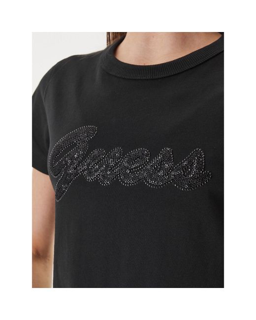 Guess Black T-Shirt W6Gi08 K3023 Regular Fit