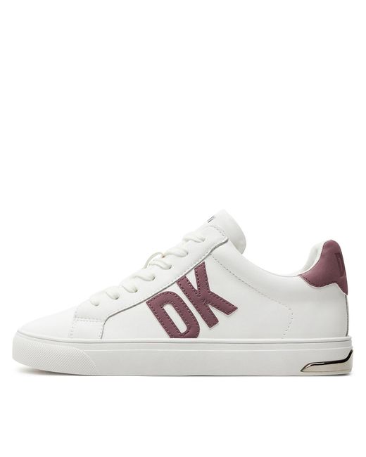 DKNY White Sneakers abeni k3374256 wht/mau