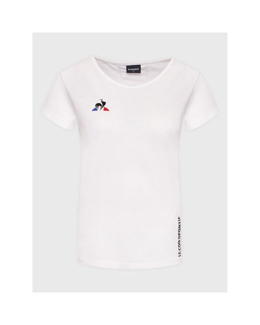 Le Coq Sportif White T-Shirt 2020716 Weiß Regular Fit