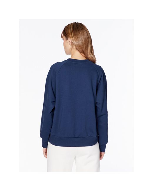 New Balance Blue Sweatshirt Wt31557 Regular Fit