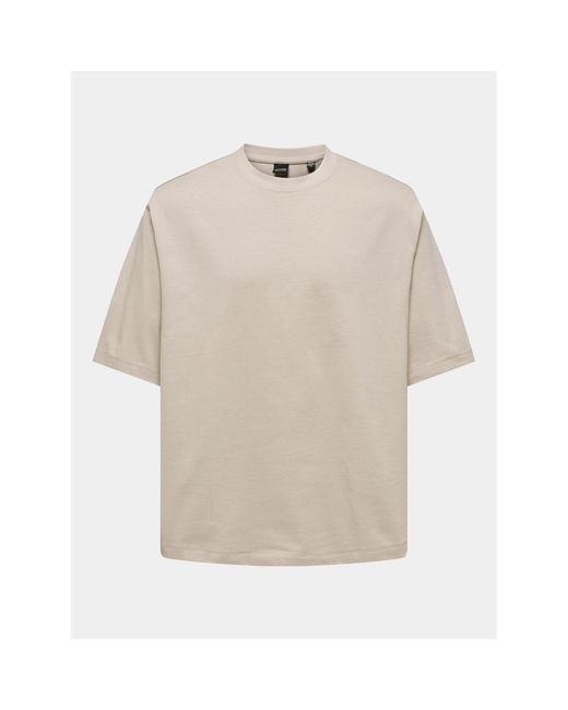 Only & Sons T-Shirt Millenium 22027787 Oversize in Gray für Herren