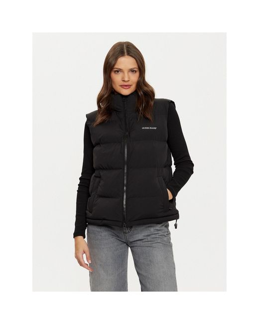 Guess Black Bodywarmer W4Bn59 Wgii2 Regular Fit