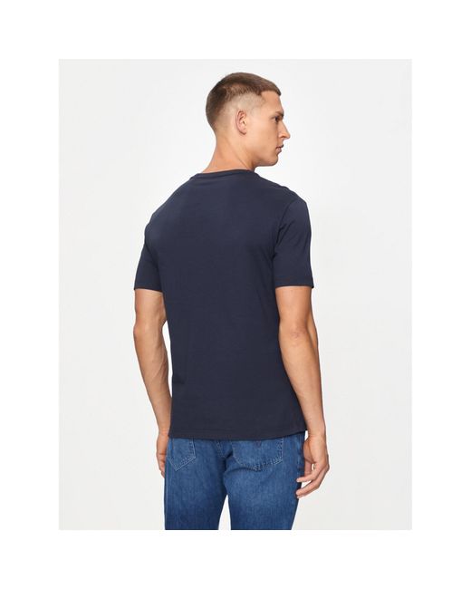 Gant T-Shirt Logo 2005143 Regular Fit in Blue für Herren