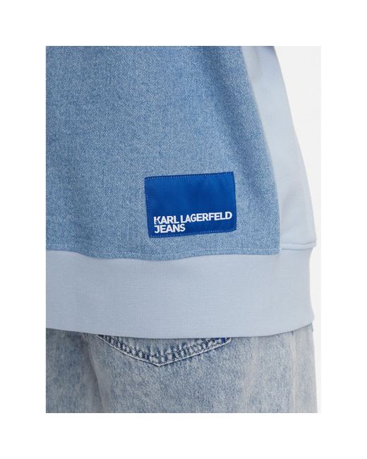 Karl Lagerfeld Sweatshirt 231D1801 Relaxed Fit in Blue für Herren