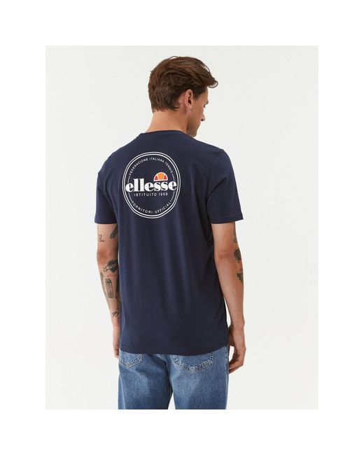 Ellesse T-Shirt Shq16807 Regular Fit in Blue für Herren