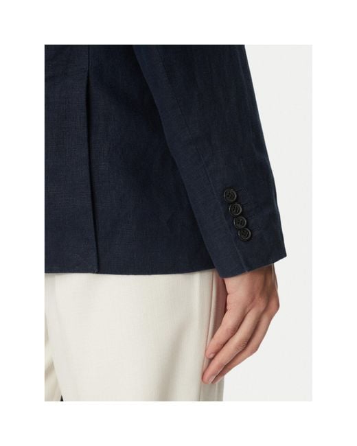 Michael Kors Blue Sakko Cs5100Tbey Slim Fit