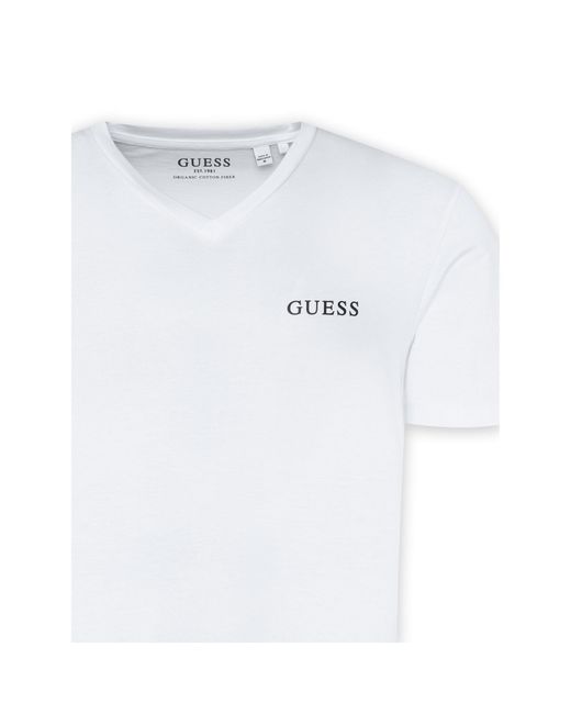 Guess 3Er-Set T-Shirts U5Bg58 Kcam1 Regular Fit in White für Herren