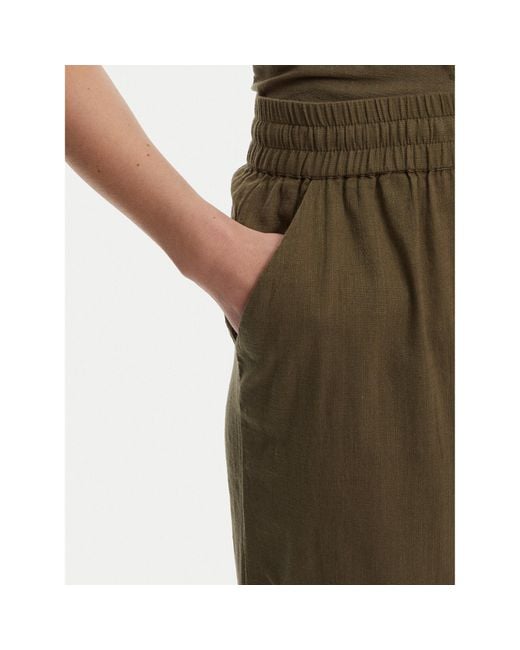 Vero Moda Green Stoffhose Caia 10333796 Wide Leg