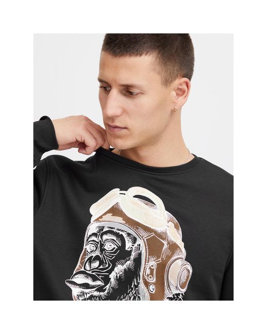 Blend Sweatshirt 20716218 Regular Fit in Black für Herren