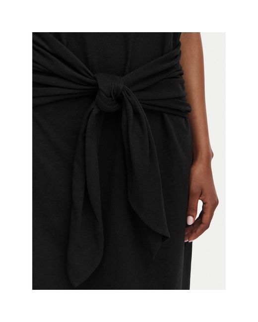 Tommy Hilfiger Black Kleid Für Den Alltag Ww0Ww48747 Relaxed Fit
