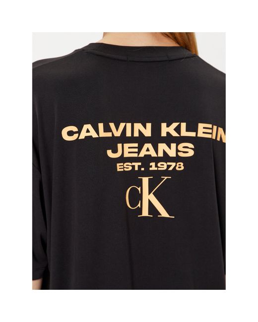 Calvin Klein Black T-Shirt J20J221733 Relaxed Fit