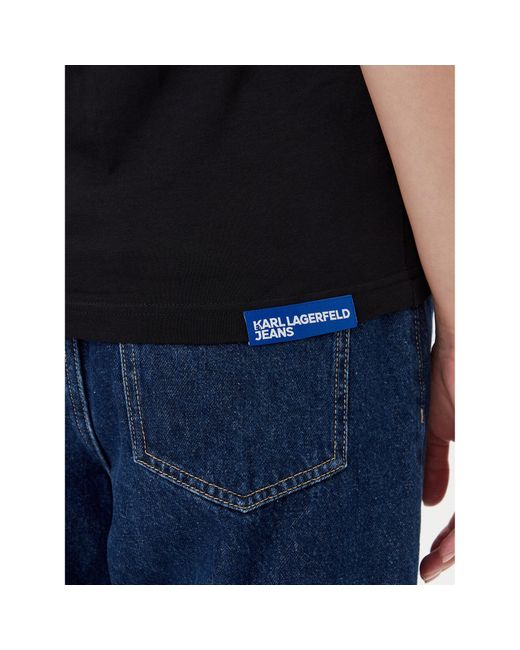 Karl Lagerfeld Blue T-Shirt A1W17019 Regular Fit