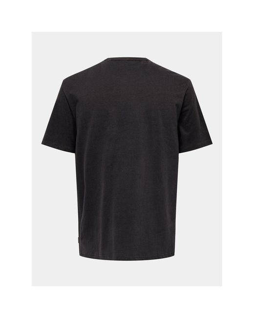 Only & Sons T-Shirt Smart 22026726 Regular Fit in Black für Herren