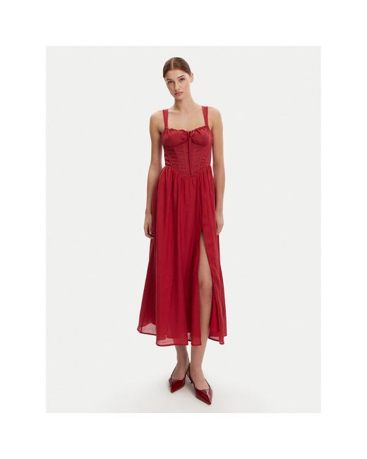Bardot Red Coctailkleid 59237Db Regular Fit