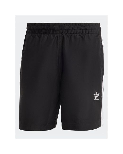 Adidas Badeshorts Originals Adicolor 3-Stripes Swim Shorts Ht4406 Regular Fit in Black für Herren
