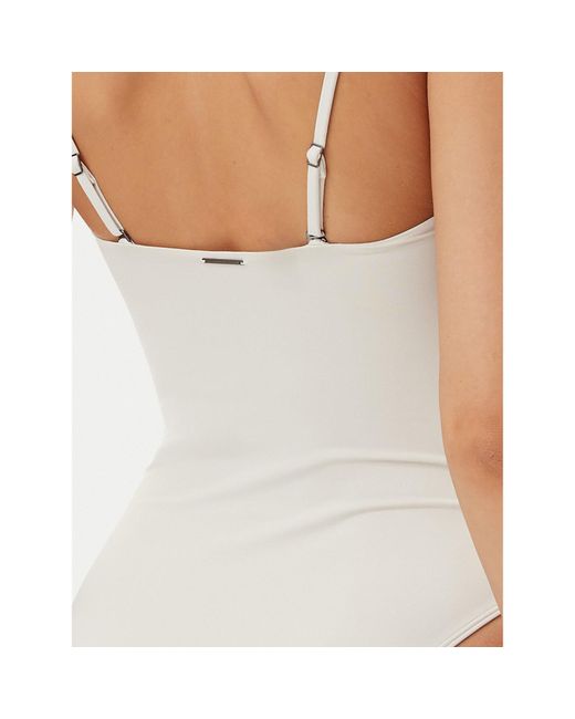 Calvin Klein White Badeanzug Kw0Kw02709