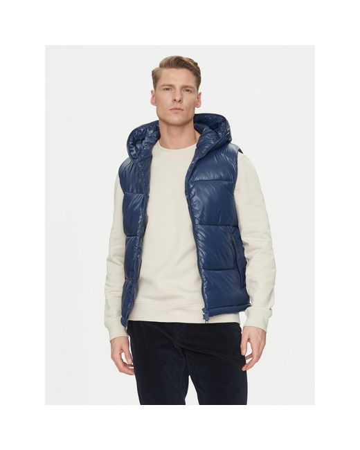 Save The Duck Weste D80296M Luck19 Regular Fit in Blue für Herren