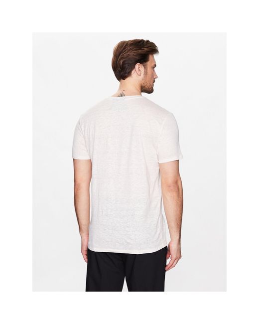 J.Lindeberg T-Shirt Coma Fmjt07729 Regular Fit in White für Herren