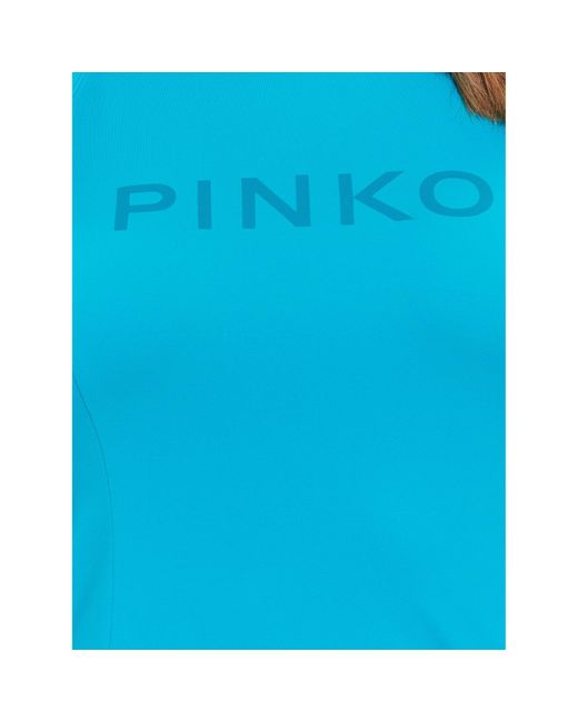 Pinko Blue Sommerkleid Blonde 101036 A0S4 Slim Fit