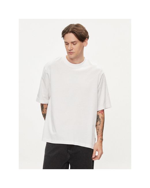 Only & Sons T-Shirt Millenium 22027787 Weiß Oversize in White für Herren