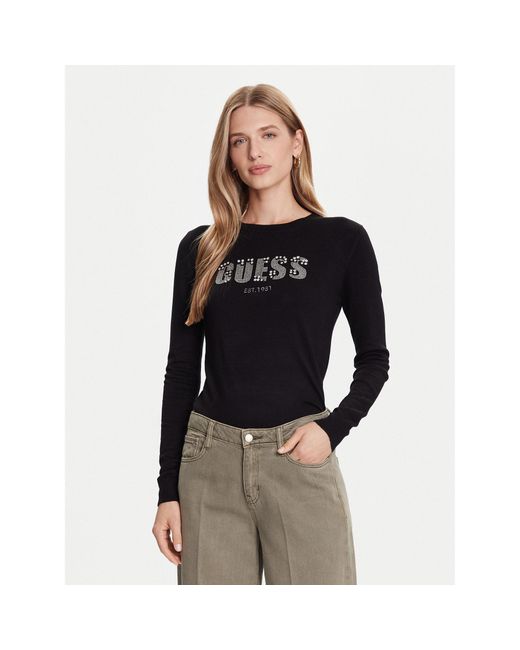 Guess Black Pullover W5Br40 Z2Nq2 Regular Fit
