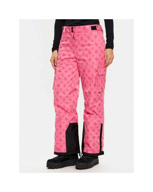 Guess Pink Stoffhose W4Pb60 Wh0K0 Regular Fit