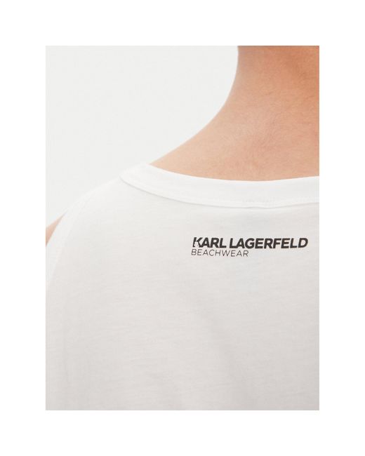 Karl Lagerfeld Tank-Top A1M46069 Regular Fit in White für Herren