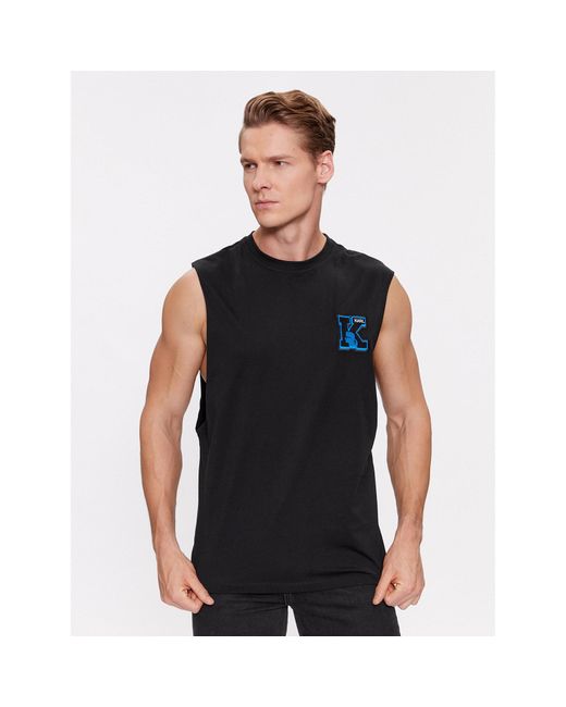 Karl Lagerfeld Tank-Top 240M2203 Regular Fit in Black für Herren