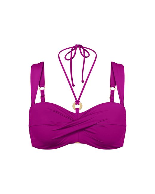 Triumph Purple Bikini-Oberteil Summer Twist Dp 10222253