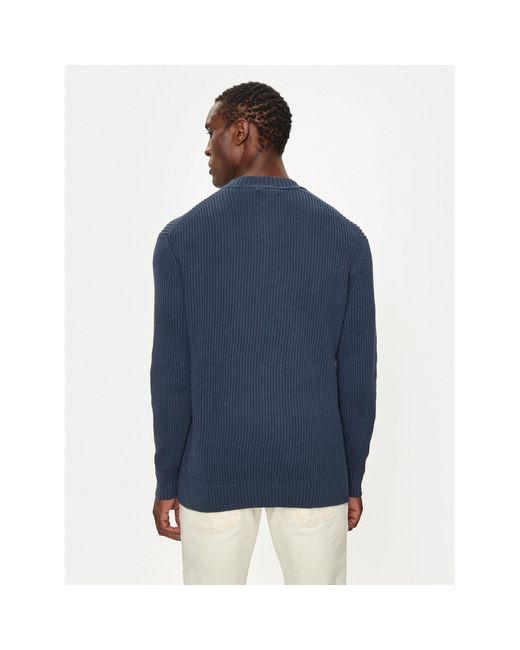 Calvin Klein Pullover Linear J30J326888 Relaxed Fit in Blue für Herren
