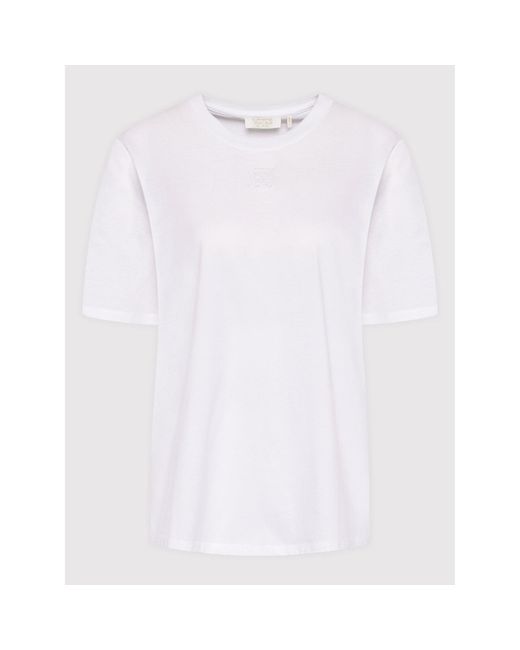 Notes Du Nord White T-Shirt Dara 12747 Weiß Relaxed Fit