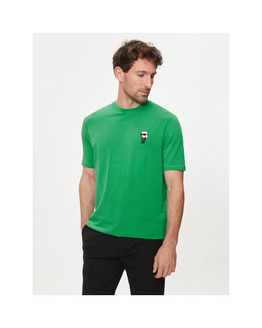 Karl Lagerfeld T-Shirt 755027 542221 Grün Regular Fit in Green für Herren