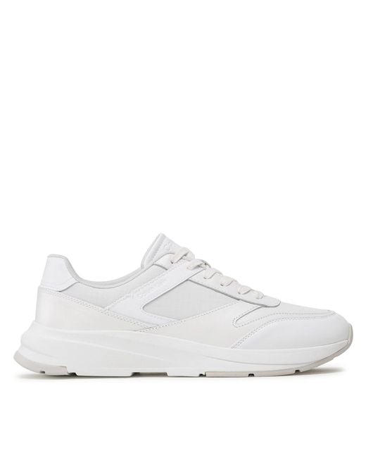 Calvin Klein Sneakers Low Top Lace Up Mix Hm0Hm00901 Weiß in White für Herren
