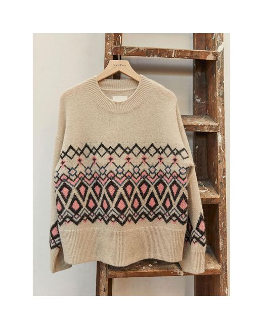 Part Two Natural Pullover Terne 30307277 Relaxed Fit